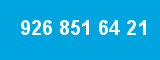 926 851 64 21